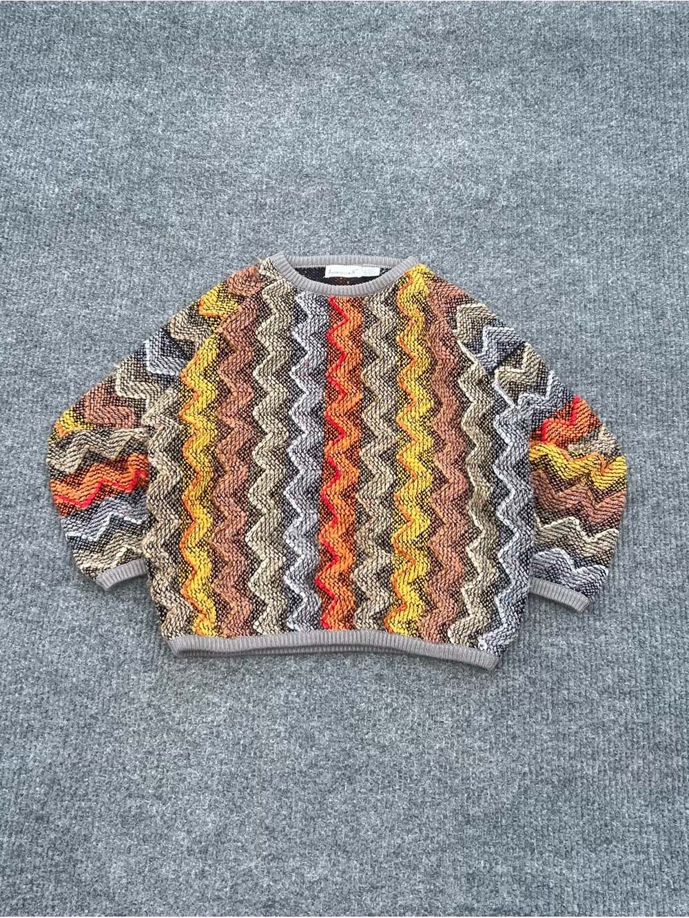 Vintage 80s Chevron Sweatshirt